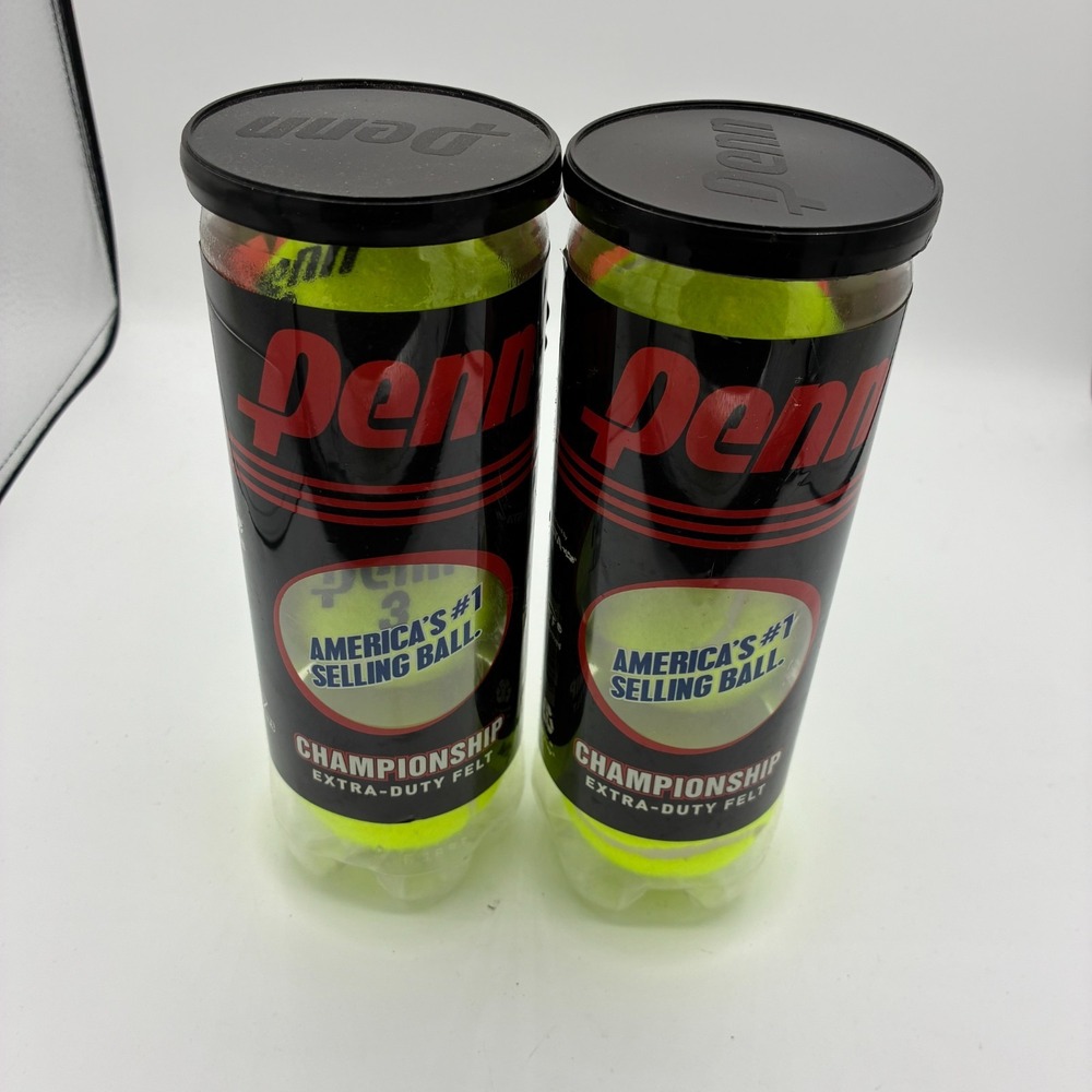 Penn Championship Extra Duty Felt Tennis Balls 2 Sealed Cans (6 Balls)